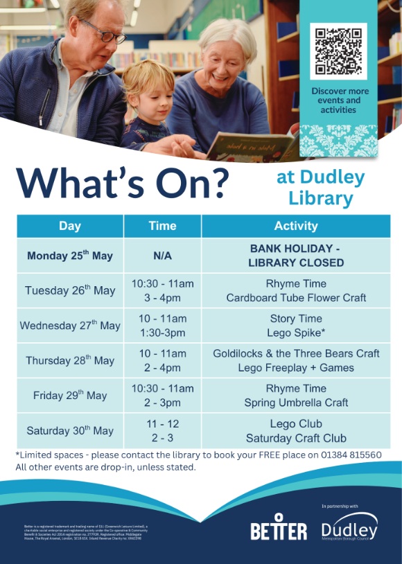 Dudley Library - Children's Half Term Activities